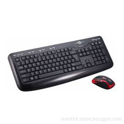 Computer Wired Keyboard with 10-feet of Cordless Freedom from Receiver